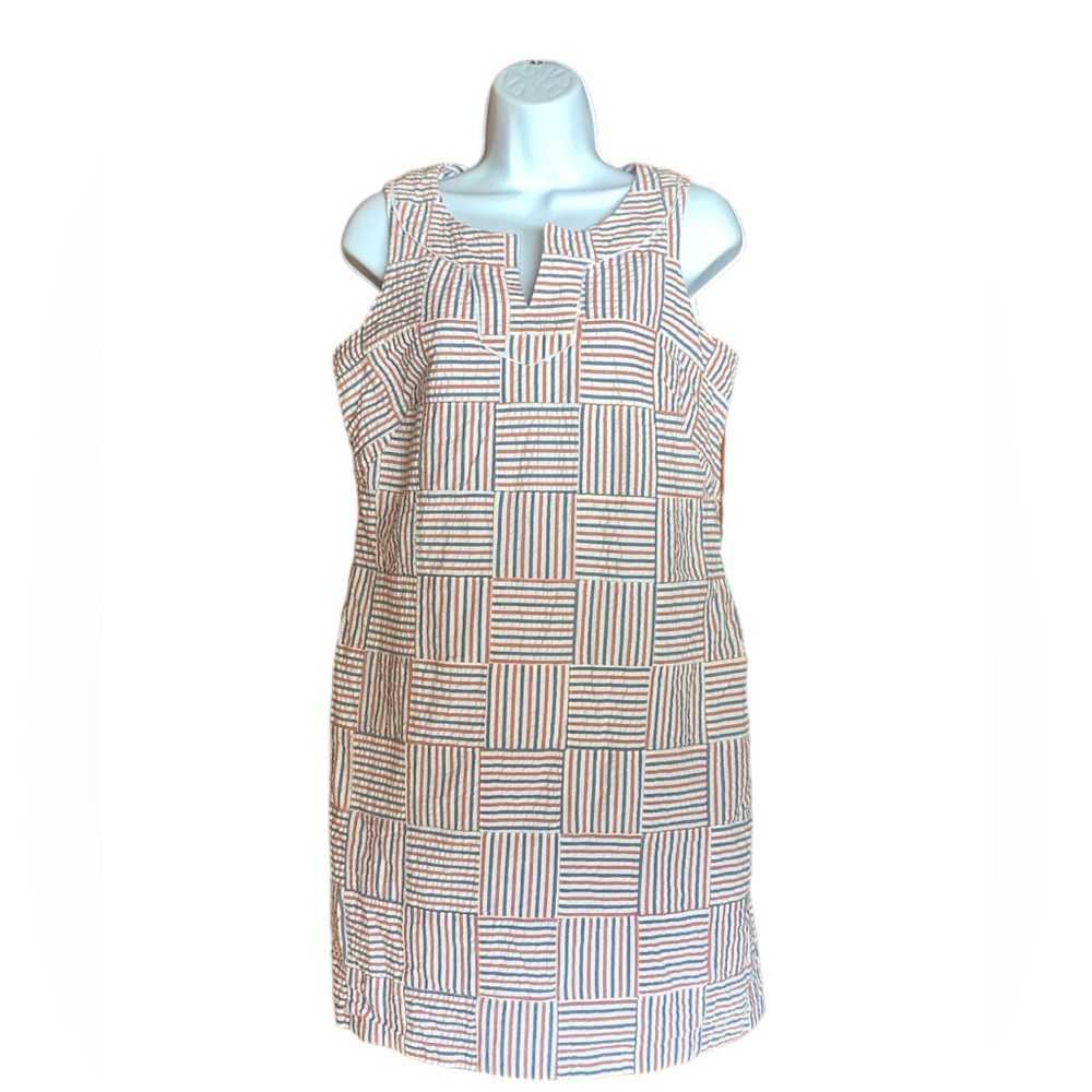 Talbots Patchwork Shift Dress - Picture 6 of 9